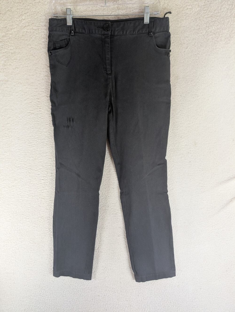 Bebe-Top Jegging Pants Womens XL Black Stretch Waist Distressed Y2K